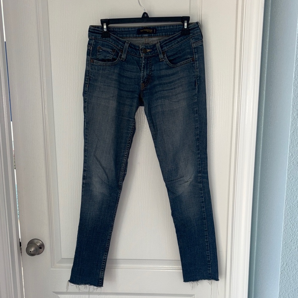 Women’s Levi Too Superlow Cutoff Skinny Jeans